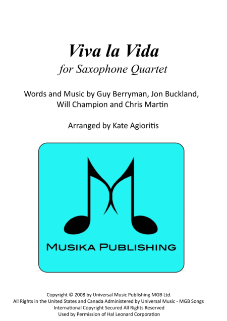 Viva La Vida (arr. Kate Agioritis)