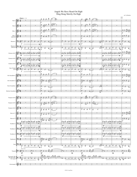 Angels We Have Heard On High/ Ding Dong Merrily On High (arr. Sy Brandon)