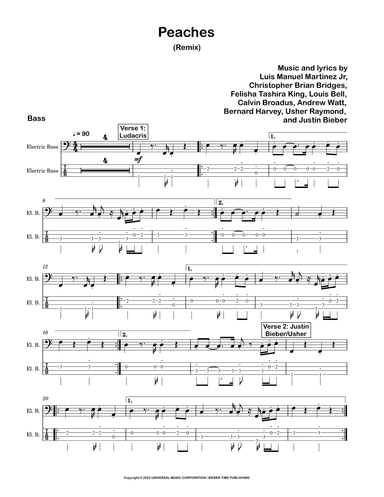 Peaches (remix) (arr. David Lartey)