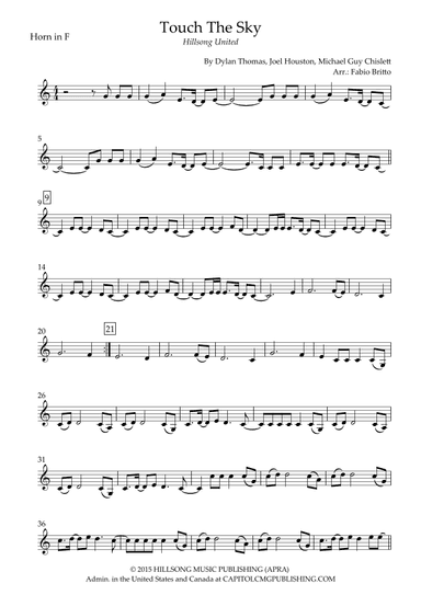 Touch The Sky (arr. Fabio Britto)