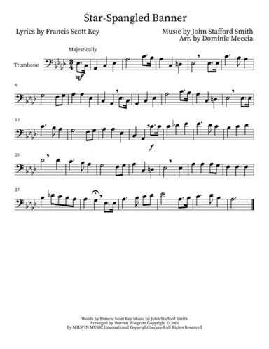 The Star Spangled Banner (arr. Dominic Meccia)