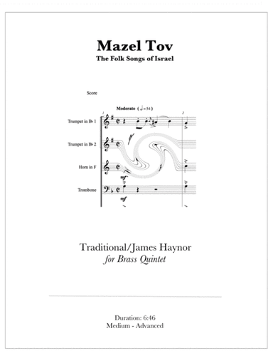 Mazel Tov - The Folk Songs of Israel (arr. James Haynor)