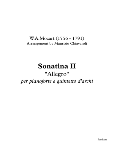 Sonatina II (Allegro) (arr. Maurizio Chiavaroli)