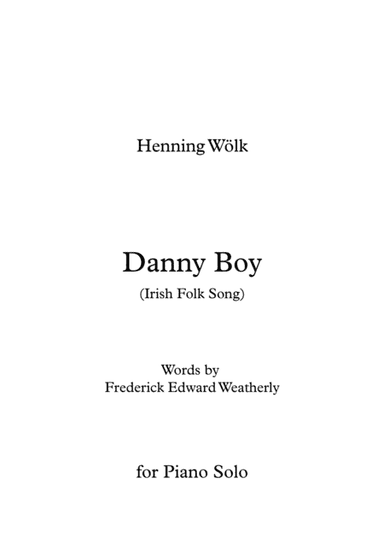 Danny Boy (arr. Henning Wölk)