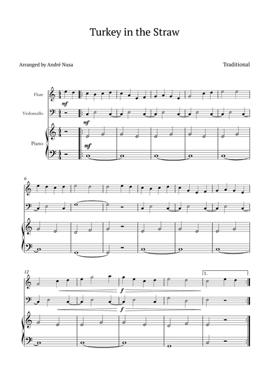Turkey in the Straw (arr. André Nusa)