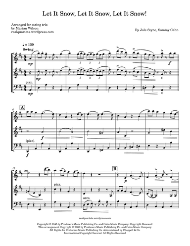 Let It Snow! Let It Snow! Let It Snow! (arr. Marian Wilson)