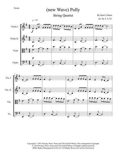 (new Wave) Polly (arr. José angel Ortiz ramirez)