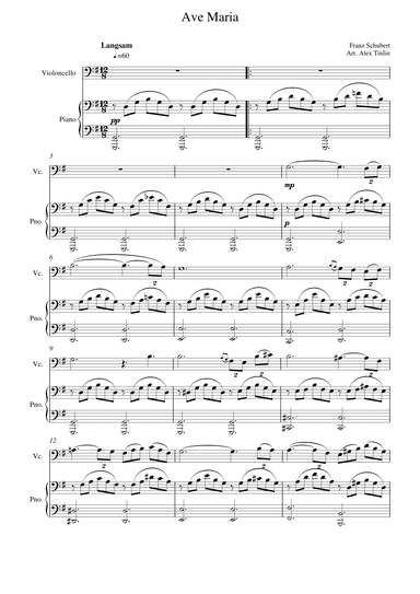 Ave Maria (arr. Alex Tinlin)