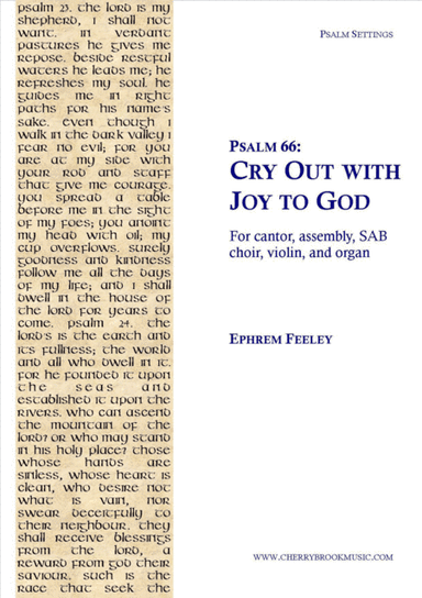 Psalm 66: Cry Out with Joy to God