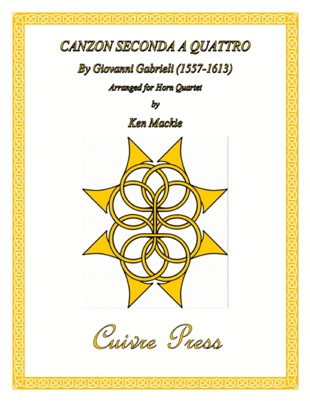 Canzon Seconda a Quattro (arr. Ken Mackie)