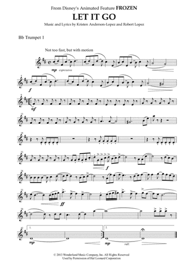 Let It Go (from Frozen) (arr. Diego Marani)