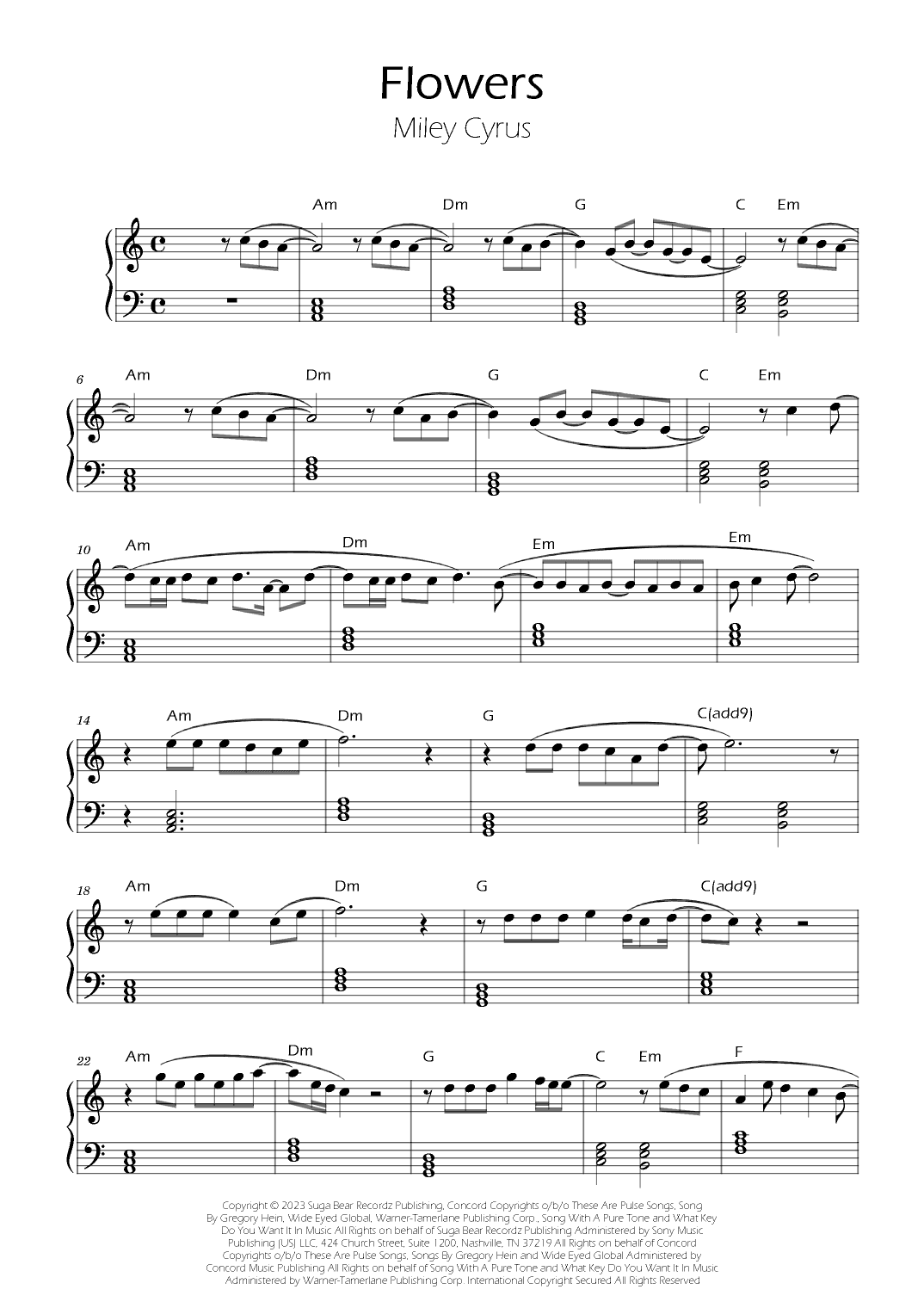 Flowers (arr. Ygor Nunes)