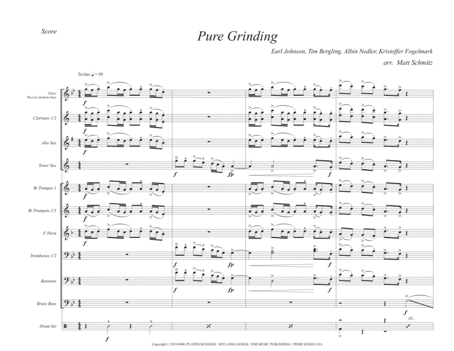 Pure Grinding (arr. Matt Schmitz)