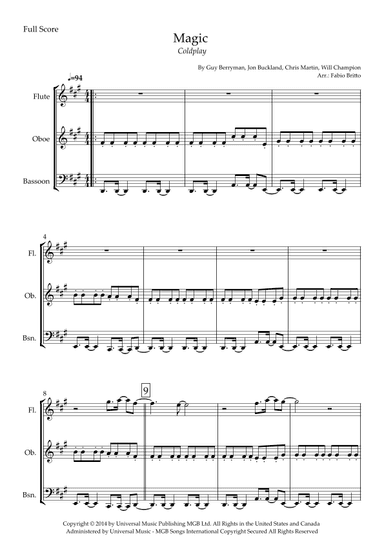 Magic (arr. Fabio Britto)