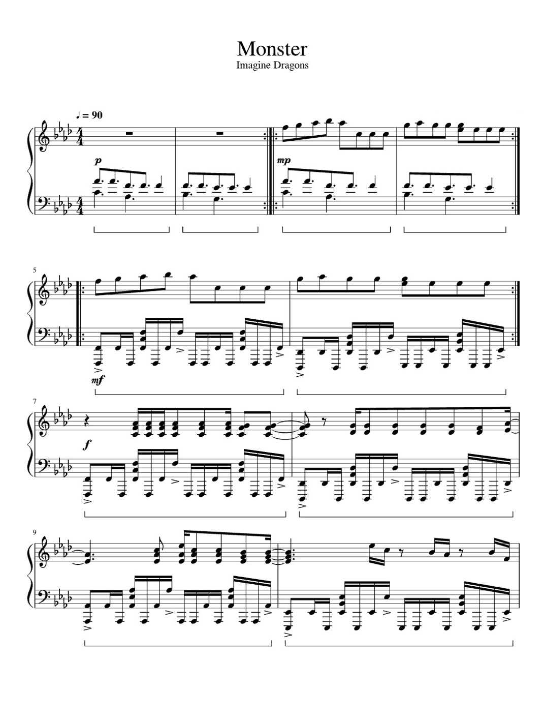Monster (arr. eduardo)