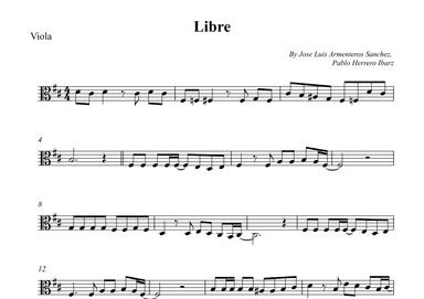 Libre (arr. Wesley S. SIlva)