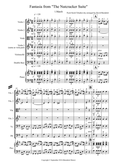 Fantasia from "The Nutcracker Suite" March for String Orchestra (arr. David Burndrett)