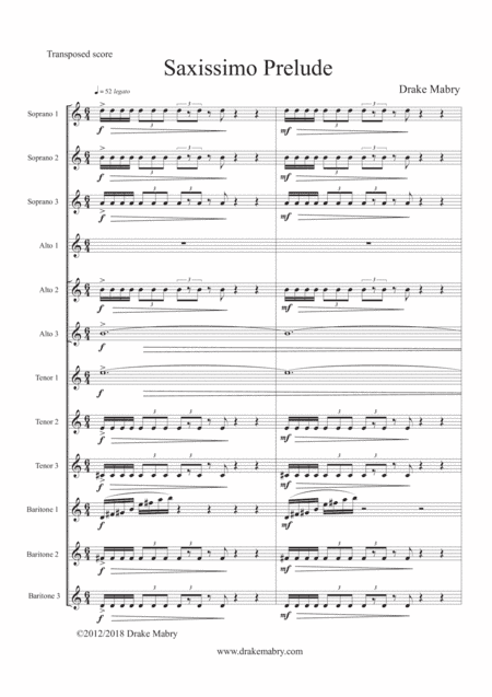 Saxissimo Prelude