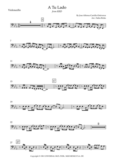 A Tu Lado (arr. Fabio Britto)