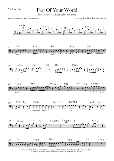 Part Of Your World (arr. Davi Rocha Campos)