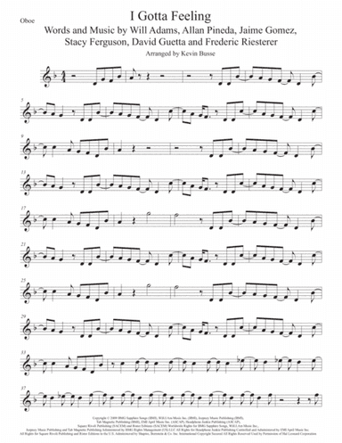 I Gotta Feeling (arr. Kevin Busse)