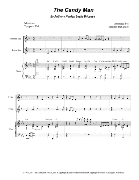 The Candy Man (arr. Stephen DeCesare)