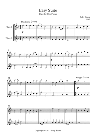 Easy Suite - Flute Duet
