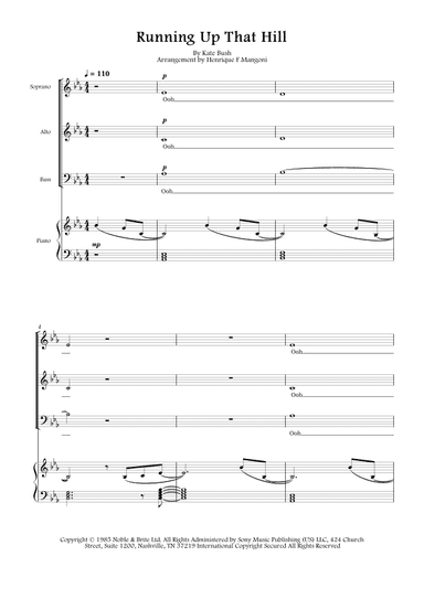 Running Up That Hill (arr. Henrique F Mangoni)