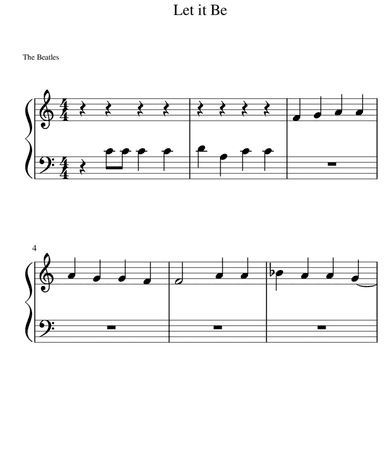 Let It Be (arr. Brianne Paik)