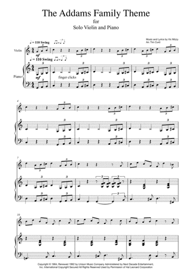 Addams Family Theme (arr. Tim Curd)