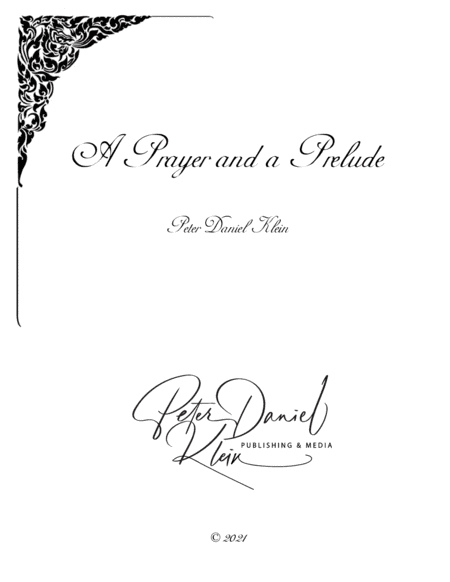 A Prayer and a Prelude