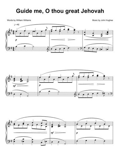 Guide Me, O Thou Great Jehovah (arr. Music Merchant)
