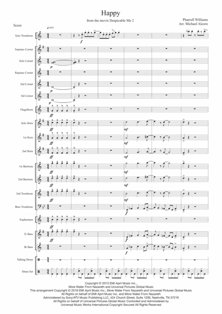 Happy (arr. Michael Alcorn)