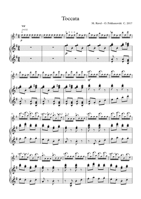 Ravel Toccata from Le Tombeau de Couperin