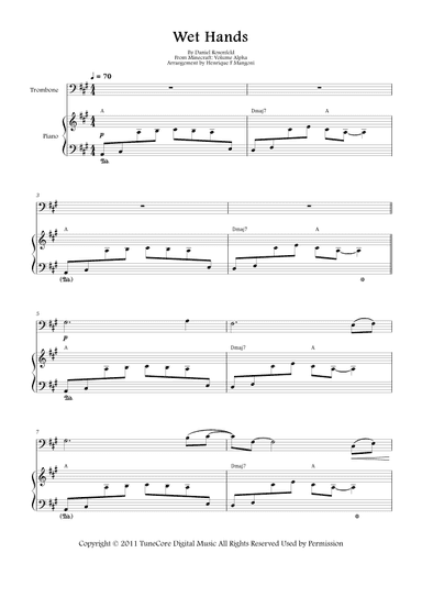Wet Hands (arr. Henrique F Mangoni)