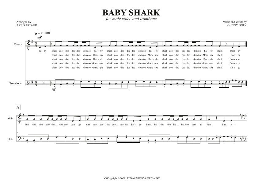 Baby Shark (arr. Art.o Artaud)