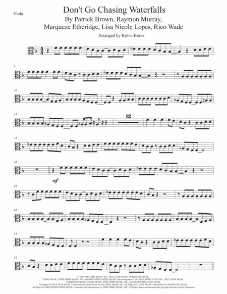 Waterfalls (arr. Kevin Busse)