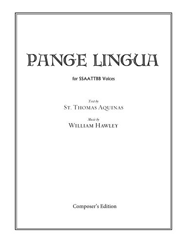 Pange Lingua