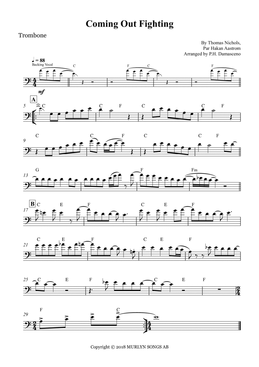 Coming Out Fighting (arr. P.H. Damasceno)
