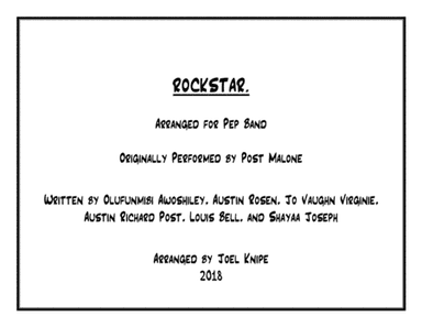 Rockstar (arr. Joel Knipe)