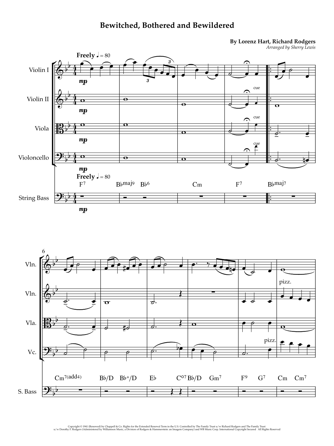 Bewitched (arr. Sherry Lewis)