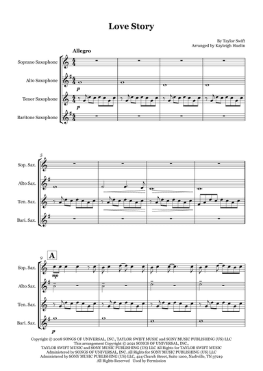 Love Story (arr. Kayleigh Huelin)