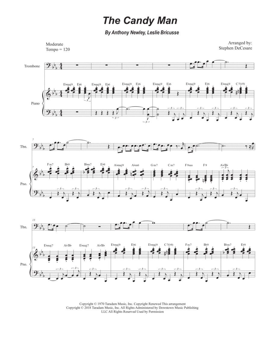 The Candy Man (arr. Stephen DeCesare)
