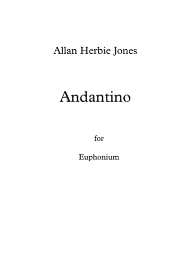 Andantino for Euphonium BC