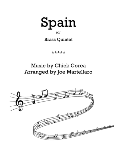 Spain (arr. Joe Martellaro)