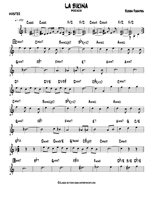 La Bikina (arr. Mateo Aguilar)