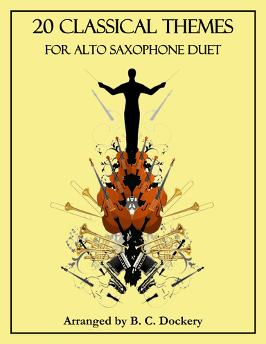 20 Classical Themes for Alto Saxophone Duet (arr. B. C. Dockery)