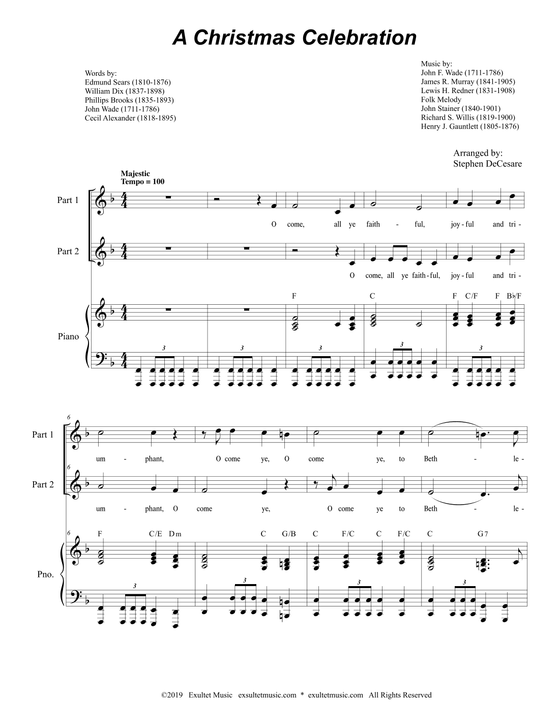 A Christmas Celebration (2-part choir)