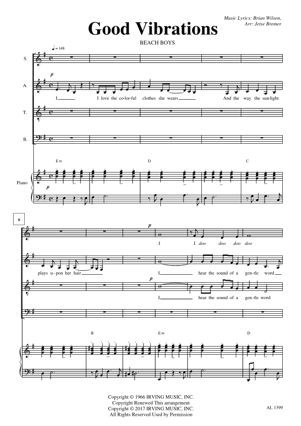 Good Vibrations (arr. Jetse Bremer)