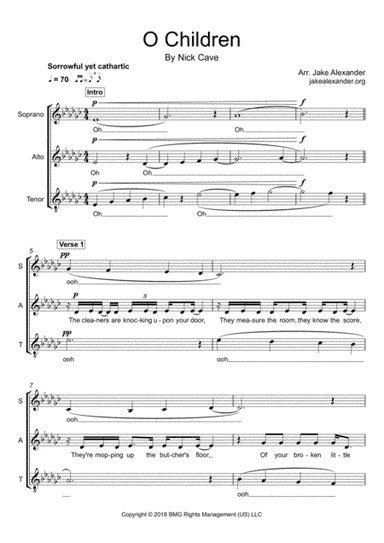 O Children (arr. Jake Alexander)